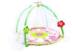 Flower mat with mosquito net for a baby ZA3504