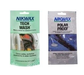 NIKWAX set Tech Wash 100ml + Polar Proof 50ml sachets