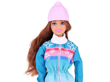 Anlily is a 30 cm doll and a 12 cm doll on a sled winter sports ZA4765