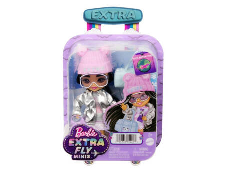 Barbie Extra Fly Minis doll in winter styling, traveler ZA5109