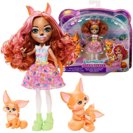 Enchantimals Filigree Fox doll, fox family set, Perk ZA5106