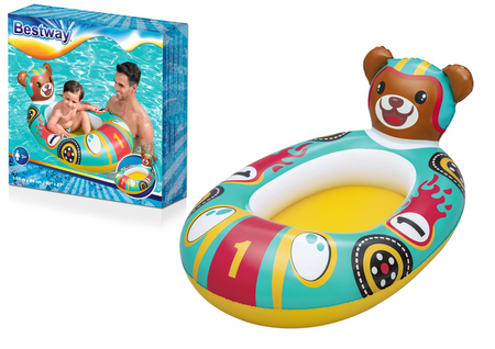 Inflatable Boat Bear 109cm x 69cm Bestway 34170