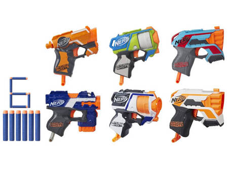 Large Nerf Strike Set 6 pcs. gun + bullets for children