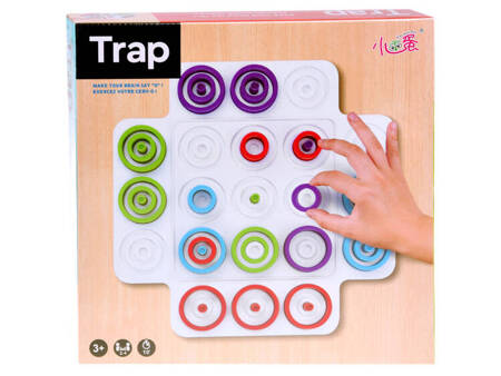 Logic game TRAP Trap Tic-Tac-Toe train your brain GR0617