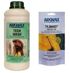 NIKWAX set Tech Wash 1l + TX Direct Wash-In sachet -50% off