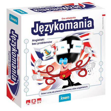 Puzzle game Jezykomania English JAWA GR0558