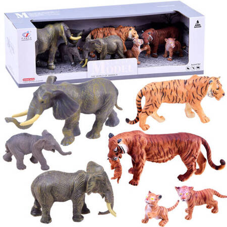 Set of animals SAFARI figurines elephant tiger ZA2987