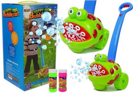 Soap Bubble Machine Frog With Blue Hand Light Music