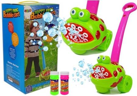 Soap Bubble Machine Frog With Pink Hand Light Music