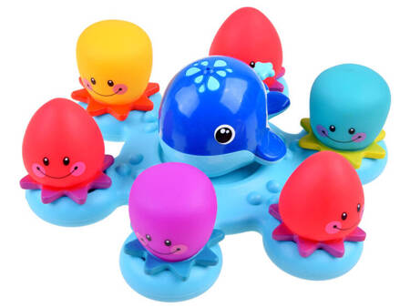 Whale and octopus Bath toy ZA3378