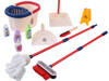 Cleaning kit mop bucket broom ZA4296