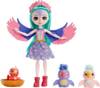 Enchantimals Filia Finch doll and a nice family of parrots ZA5089