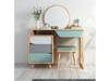 Modern stylish dressing table + mirror stool for girls ZA4828
