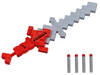 NERF Minecraft Heartstealer sword + 4 darts ZA 5123