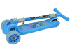 Tricycle Balance Scooter Luminous Blue Wheels Crocodile