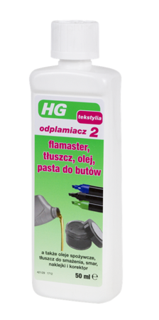 HG odplamiacz 2: flamaster, tłuszcz, olej, pasta do butów