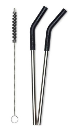 KANTEEN STRAW 2PACK 8MM, BLACK KLEAN KANTEEN