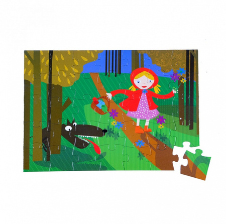 Puzzle The Purple Cow - Czerwony  Kapturek 35 el.
