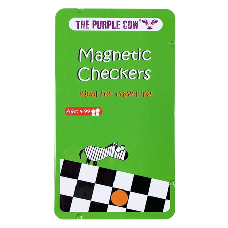 Podróżna gra magnetyczna The Purple Cow - Warcaby