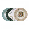 Talerz fi 20 cm 4 szt/SET Peter Rabbit Christmas | Petit Jour Paris®