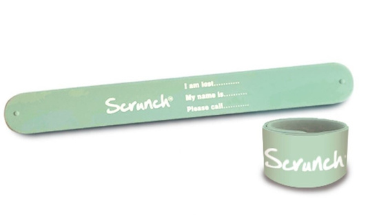 Opaska informacyjna Scrunch - Miętowy