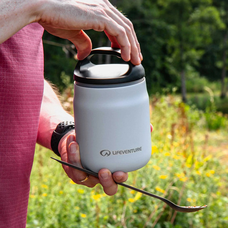 Termos na jedzenie Lifeventure 600 ml - Light Grey