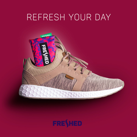 Saszetki odświeżające Freshed pink moro