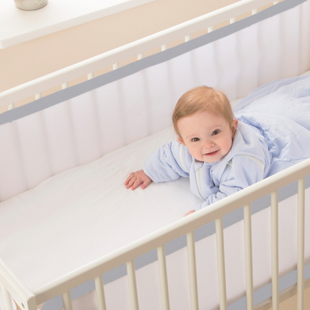 OddychajÄ
cy ochraniacz do łóżeczka Pur Air PurFlo - Cloud Grey