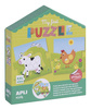 Moje pierwsze puzzle z naklejkami Apli Kids