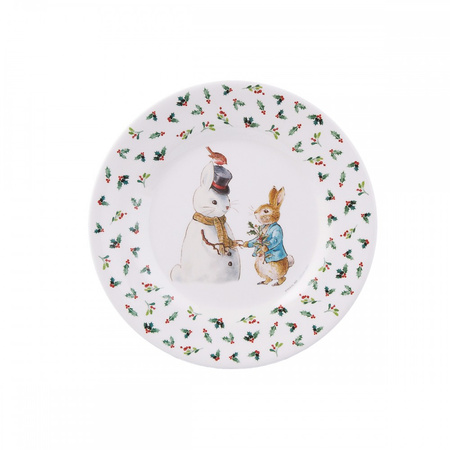 Talerz fi 20 cm Peter Rabbit Christmas Snow | Petit Jour Paris®