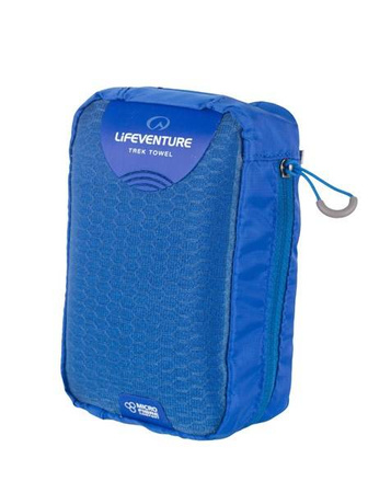 MICROFIBRE TREK TOWEL LARGE, BLUE LIFEVENTURE