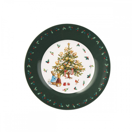 Talerz fi 20 cm Peter Rabbit Christmas Tree | Petit Jour Paris®