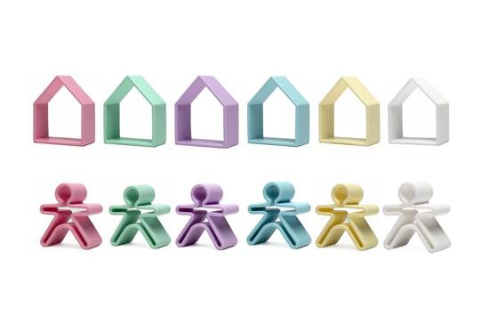 DENA 6 x Kid + 6 x House PASTEL