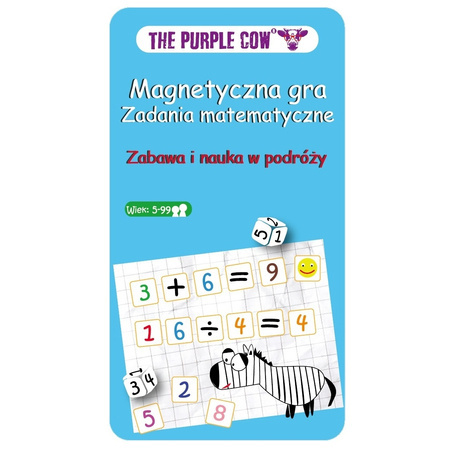 PodróÅ¼na gra magnetyczna The Purple Cow - Zadania matematyczne