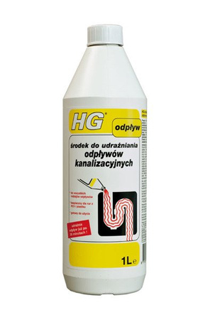 HG środek do udrażniania odpływów kanalizacyjnych