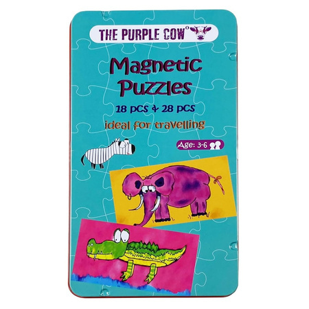 Podróżna gra magnetyczna The Purple Cow - Puzzle