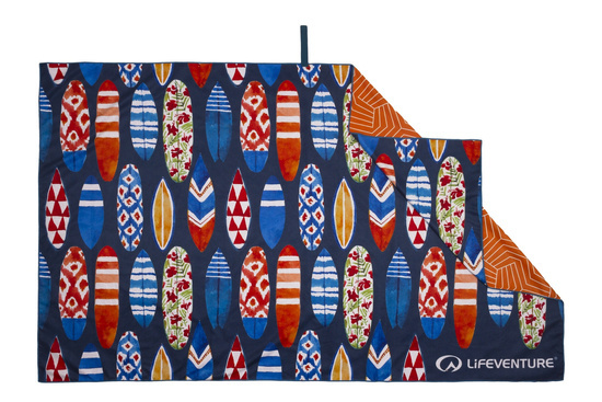 Ręcznik szybkoschnÄcy SoftFibre Recycled Lifeventure - Surfboards 150x90 cm