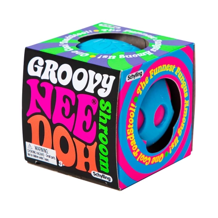 Schylling Gniotek sensoryczny Groovy Shroom (SET: 12 szt) | Bigjigs Toys®