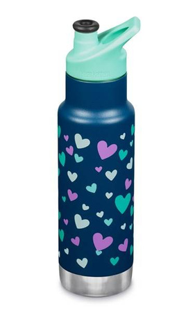 KID KANTEEN CLASSIC NARROW VI (SPORT CAP), 355ML, NAVY HEARTS KLEAN KANTEEN