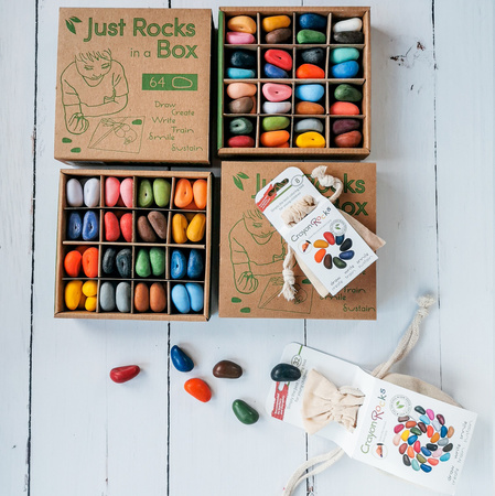 Kredki Crayon Rocks w pudełku 64 sztuki - 32 kolory