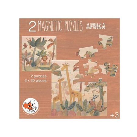 Puzzle magnetyczne Afryka | Egmont Toys®