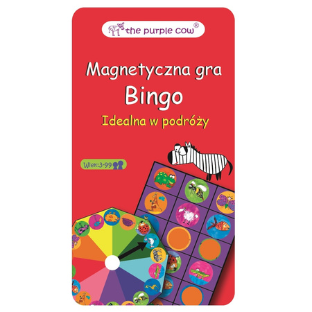 Podróżna gra magnetyczna The Purple Cow - Bingo