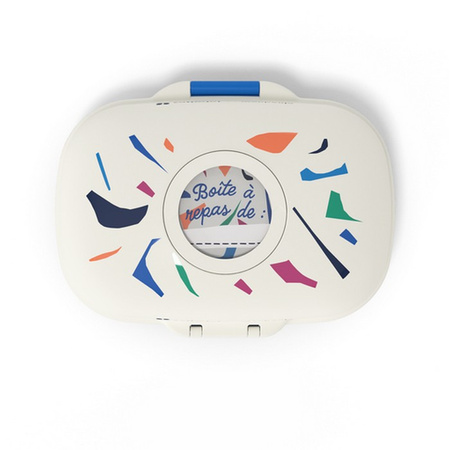 MB-Lunchbox dziecięcy Gram,Catimini Blue Terrazzo