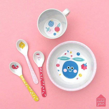 Zestaw 3 łyżeczek dla dziecka, seria Tutti Frutti | Maison Petit Jour®