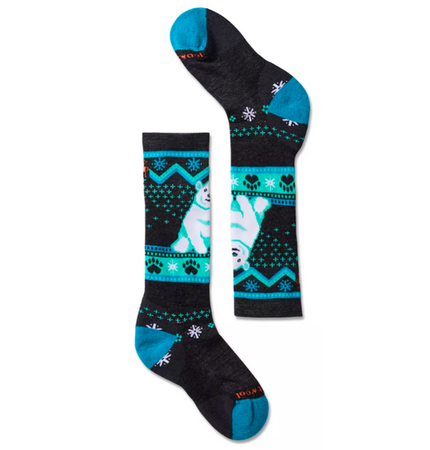 Skarpety narciarskie Smartwool K'S Wintersport Full Cushion Polar Bear Pattern OTC