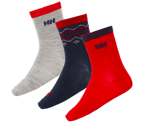 Skarpety zimowe całoroczne Helly Hansen K WOOL SOCK 3Pack