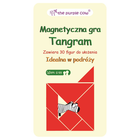 PodróÅ¼na gra magnetyczna The Purple Cow - Tangram