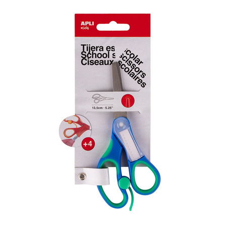 NoÅ¼yczki dla przedszkolaków Apli Kids 13 cm - niebieskie