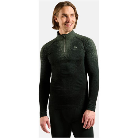 Bielizna termoaktywna z długim rękawem ODLO PERFORMANCE WARM BLACKCOMB BL TOP turtle neck l/s half zip