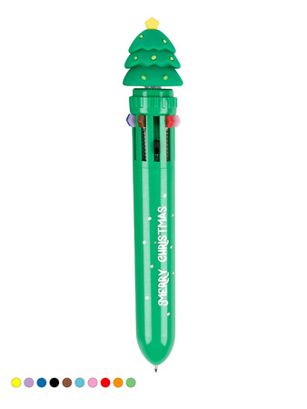 Wielokolorowy długopis Apli Kids Choinka